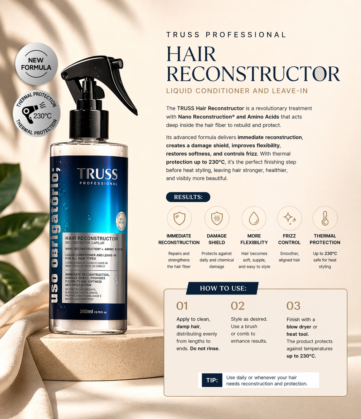 TRUSS Hair Reconstructor Spray