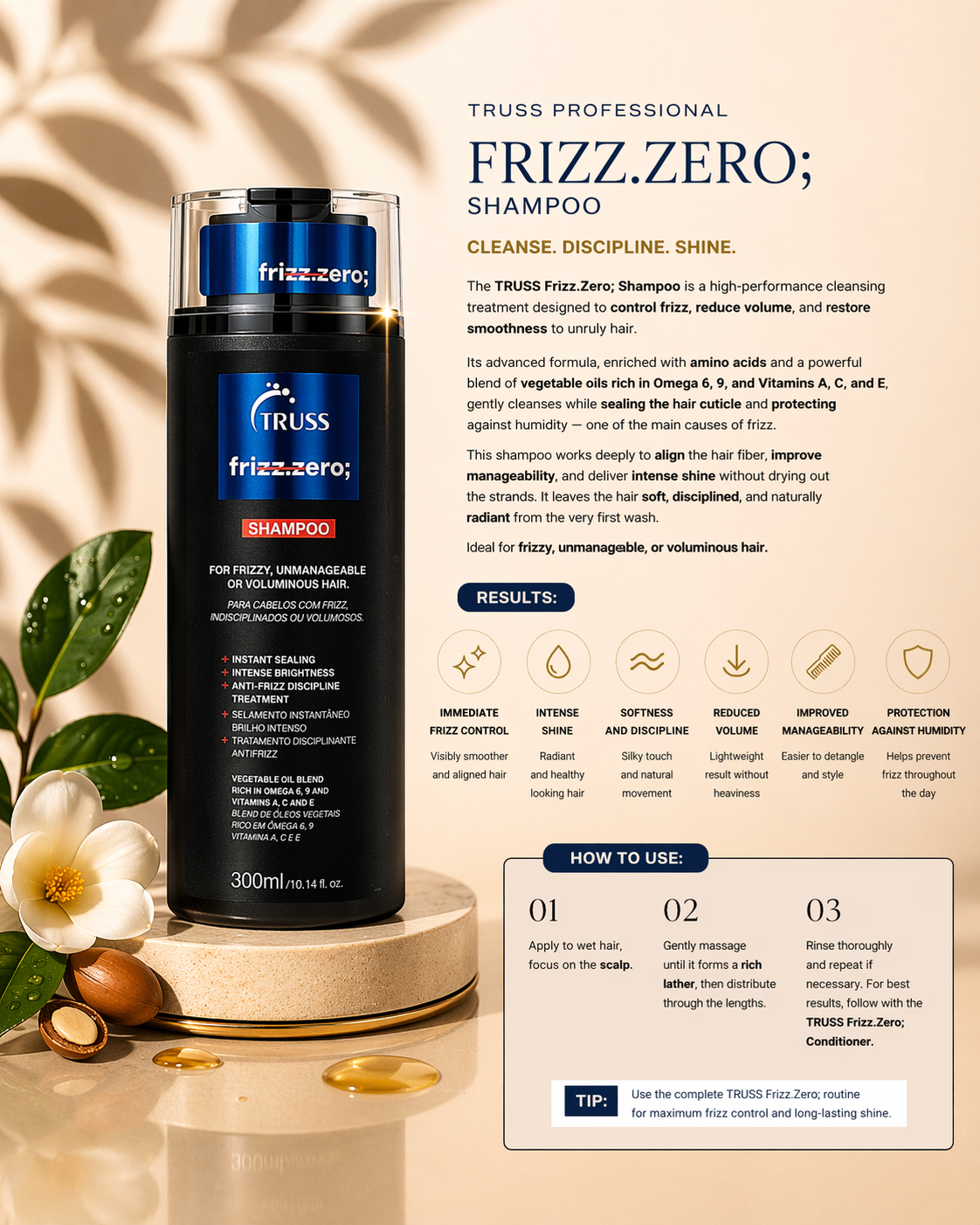 TRUSS Frizz Zero Shampoo